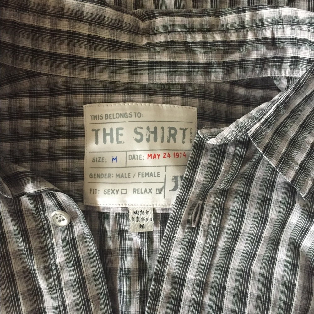 NWOT Joes Jeans 100% Cotton The Shirt